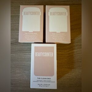 BEAUTYCOUNTER NWOT The Clean Duo Deodorant Set in Fresh Coconut